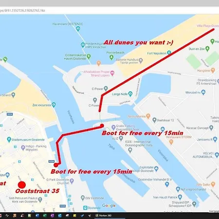 Prive-kamer Centrum Met Eigen Badkamer/wc * 오스텐드